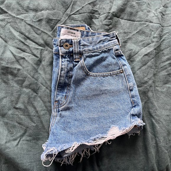 Cotton On Pants - Cotton On High Rise Mom Shorts